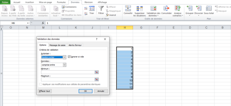 Comment créer une liste déroulante(un menu déroulant) Excel - Le Cours