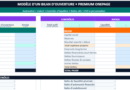 Modèle d'un bilan d'ouverture sur Excel : créer un point de départ solide