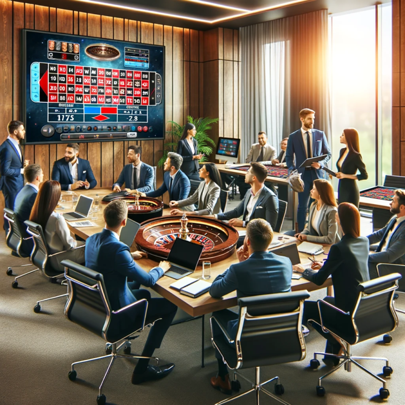 Jeu de simulation d'entreprise roulette en ligne