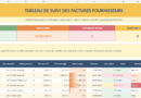 Tableau de Suivi des Factures Fournisseurs : Modèle