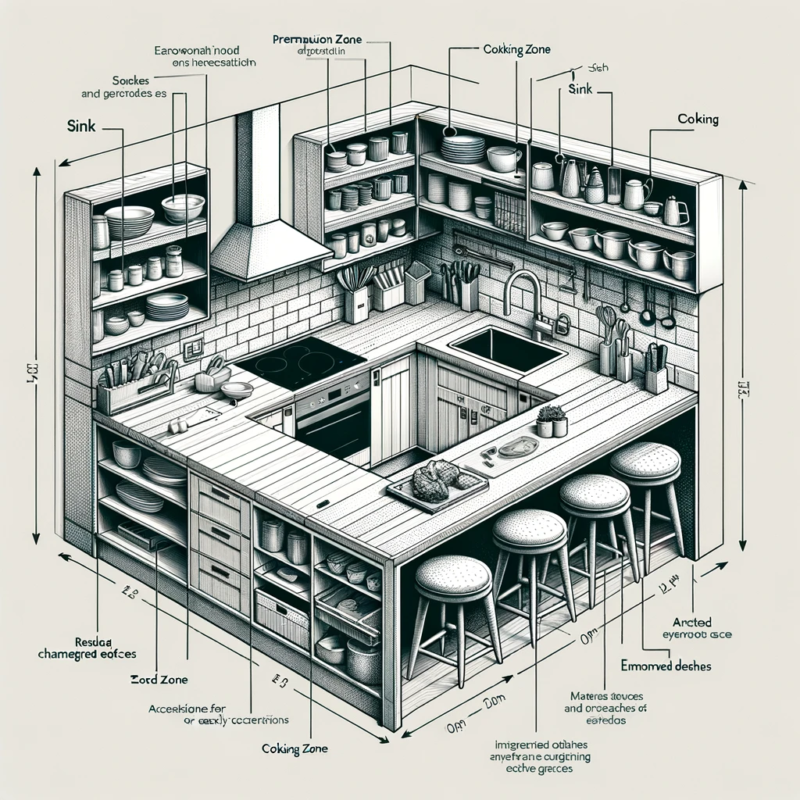 Conception et Fabrication de Plans de Travail sur Mesure