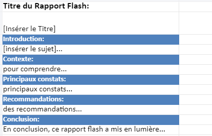 rapport flash