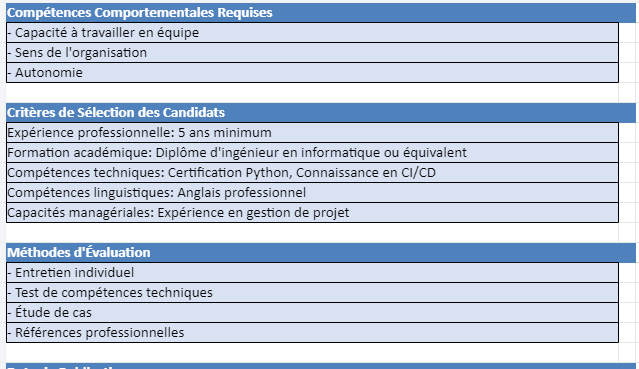 Fiche De Recrutement Dans Excel Template T l charger Fiche De Recrutement Dans Excel Template T l charger