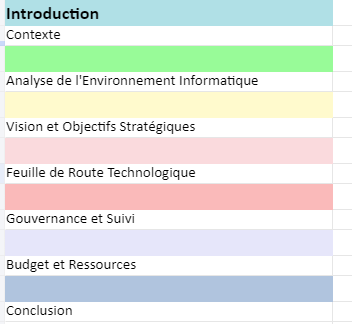 Schéma Directeur informatique SDI