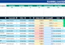 Tableau Planning Chantier : Modèle Excel