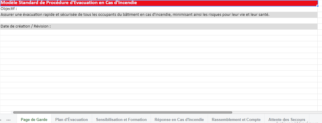 Procédure d'Évacuation en Cas d'Incendie : Protéger, Informer, Agir
