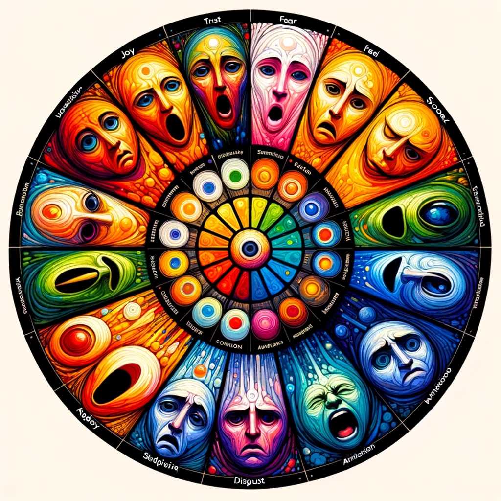 La Roue des Émotions Plutchik Template Excel