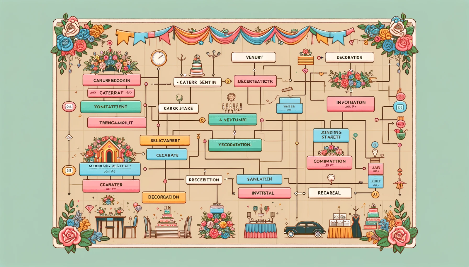 Modèle de Tableau d'Organisation de Mariage dans Excel image-161