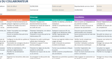 Plan Individuel de Formation : Modèle Excel