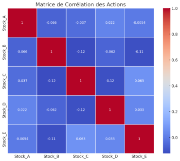 Créer une Matrice de Corrélation en Python et Applications