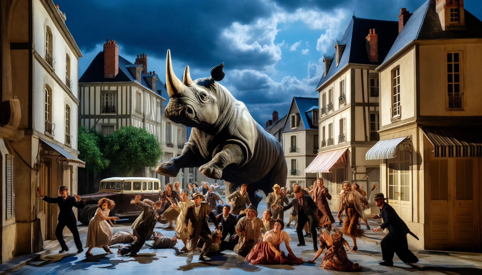 Analyse approfondie de "Rhinocéros" d'Eugène Ionesco : Une fiche de lecture image-5