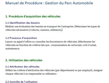 Manuel De Proc dure Gestion Du Parc Automobile Dans Word manuel-de-proc-dure-gestion-du-parc-automobile-dans-word