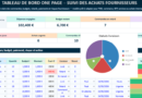 Tableau Excel de suivi des achats et fournisseurs