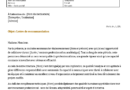 Modèle de Lettres de Recommandation Professionnelle