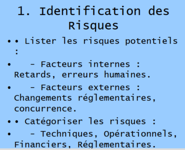 Structurer une Analyse des Risques : Modèle PPT