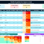 Modèle de gestion des risques en Excel : matrice, criticité et plan d’action