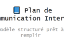 plan de communication interne PPT excel word