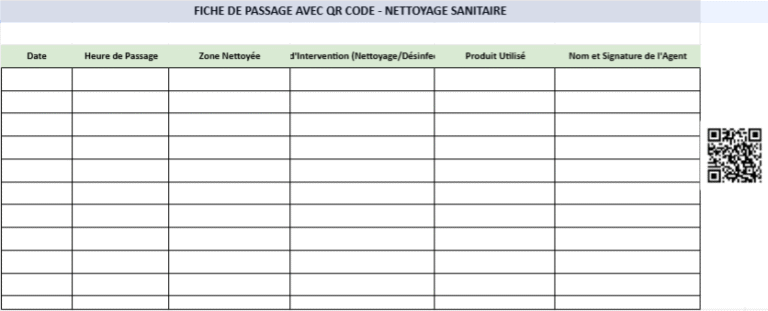 Fiche De Passage Nettoyage Sanitaire Mod l Excel fiche-de-passage-nettoyage-sanitaire-mod-l-excel
