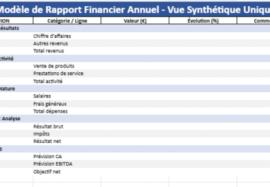 rapport financier
