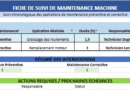 🛠️ Fiche de Suivi de Maintenance Machine : Modèle Excel + Version Imprimable PowerPoint
