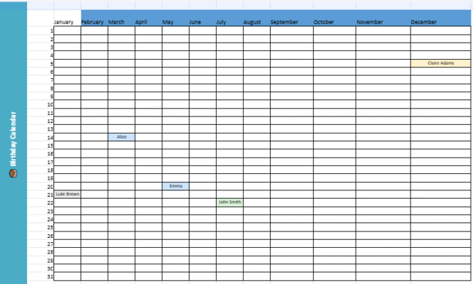 🌐 Calendrier perpétuel et outils numériques Si le calendrier perpétuel trouve naturellement sa place sur un mur ou dans un carnet, il peut également s’intégrer dans votre vie numérique. En effet, Excel ou Google Sheets permettent d’automatiser, d’enrichir et de visualiser facilement les dates importantes. 💻 Exemple d’intégration numérique : Excel dynamique : grâce à des formules comme TEXTJOIN, SIERREUR, et FILTRER, vous pouvez générer automatiquement une vue calendrier mensuelle avec les noms extraits de votre base de données. Google Calendar : vous pouvez exporter les dates depuis votre tableau Excel pour les intégrer dans votre agenda Google et activer des rappels. Applications mobiles : certaines apps comme 