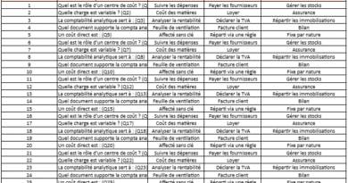 Comptabilité Analytique avec un QCM de 100 Questions