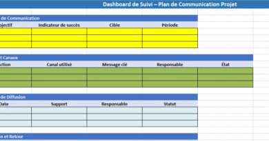 Plan de communication de projet