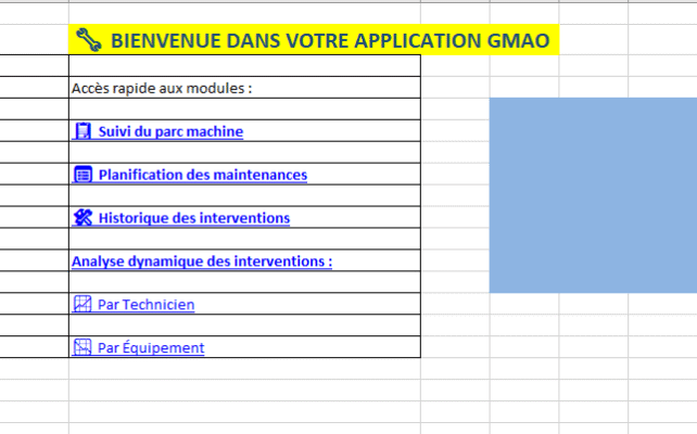GMAO Excel Puissante, Prête à l’Action