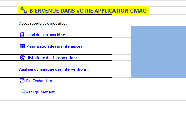 GMAO Excel Puissante, Prête à l’Action