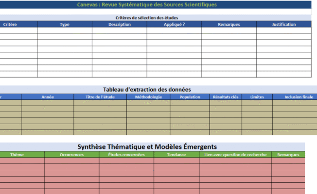 Exemple de Revue Systématique