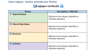 cadre de projet word