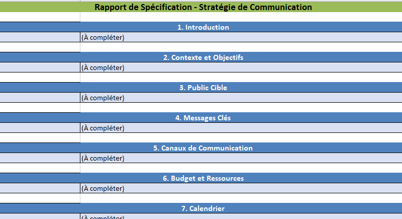 Rédiger un Rapport de Spécification – Stratégie de Communication