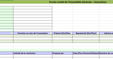 Procès-Verbal de l’Assemblée Générale Ordinaire