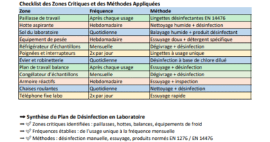 de Nettoyage-Désinfection en Laboratoire