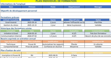 Rédiger un Plan Individuel de Formation efficace (modèle téléchargeable inclus)