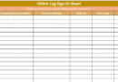 Visitor Log Sign-In Sheet in Excel: Why They Are Important Beyond Just Formality