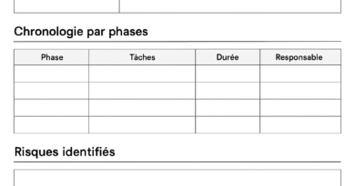 Modèle de Feuille de Route Projet Word