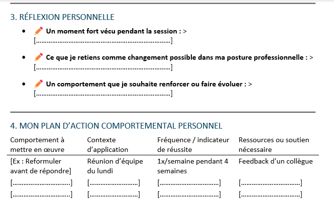 Fiche D animation D une Formation En Soft Skills Mod le Word Fiche D animation D une Formation En Soft Skills Mod le Word