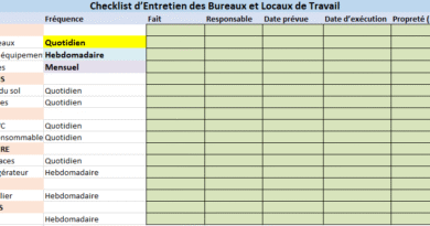 Checklist des entretiens des bureaux et locaux de travail : piloter la qualité et comparer les prestataires efficacement