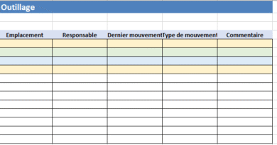 Inventaire d’Outillage et Intégration Comptable : Optimisez Votre Suivi avec Excel