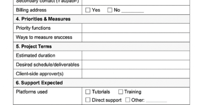 New Client Survey – template word