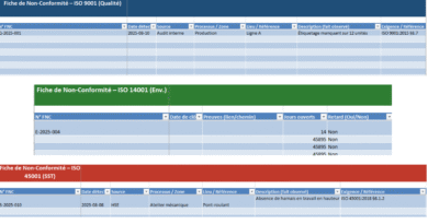 Fiche de non-conformité : du constat au CAPA — un modèle unique déclinable en 10 référentiels