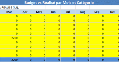Budget Prévisionnel d’Entreprise et Indicateurs d’Alerte Précoce : Modèle Excel Automatisé