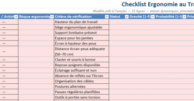 Ergonomie au travail : la checklist qui fait vraiment bouger les lignes