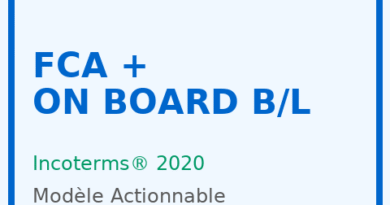 Incoterms® 2020 : les tendances en 2026 & la clause FCA “on board” B/L + Modèles Word