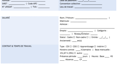 Comprendre une fiche de paie (France, 2025) : Modèles Word à télécharger