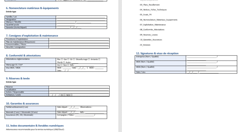 DOE Travaux Publics — modèle Word : une autre lecture, d’autres angles