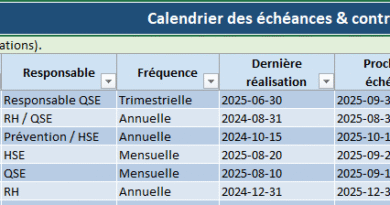 Modèle Excel Suivi de conformité ISO 14001 / ISO 45001 : du registre d’obligations au pilotage par les KPI
