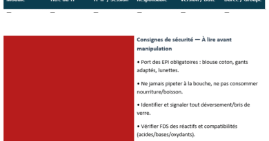 Fiche TP laboratoire avancée : un modèle word qui sécurise, trace et accélère vos travaux pratiques