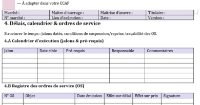 CCAG Travaux — guide détaillé : modèles Word